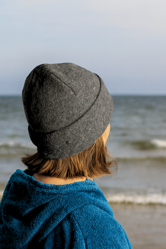 Sauni Pure Merino Wool Sauna Hat - Felted, Insulated, Beanie - One Size