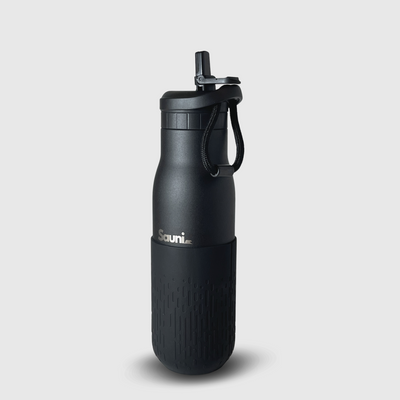 500 mL (17.6 OZ) Double-Wall Vacuum Insulated Sports Bottle for Gyms and Saunas